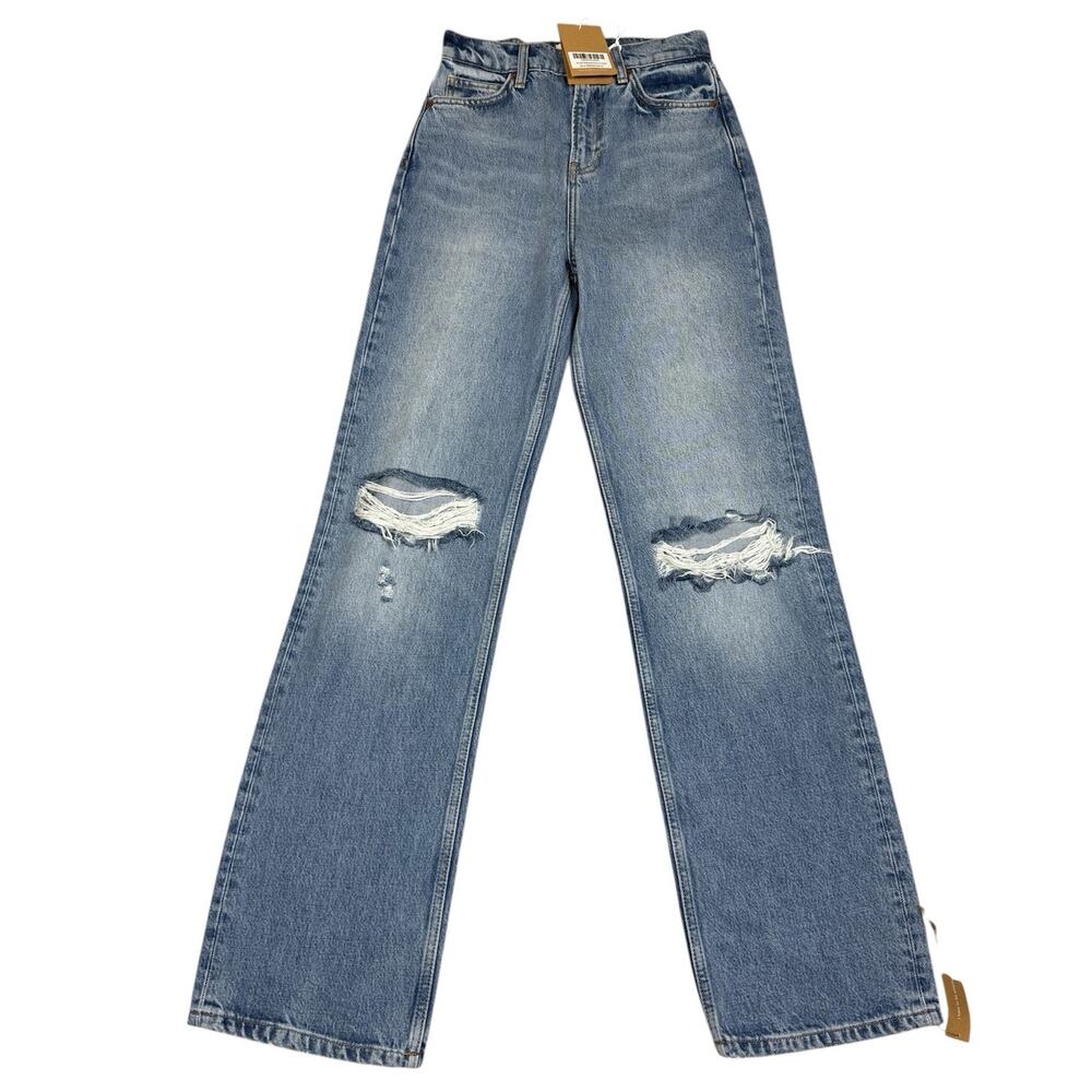 Reformation Jeans Wilder High Rise Wide Leg Jeans Womens Size 25 NWT